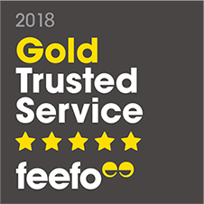 Feefo Gold Trusted Service 2018